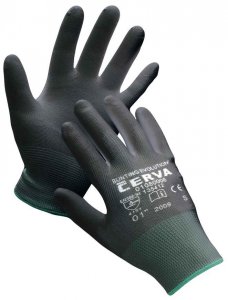 Rukavice BUNTING Evolution Black (M) záhradné, s blistrom