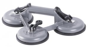 Držiak skla Strend Pro CUP-785, prísavný, 3-kupolový, kov, Zn