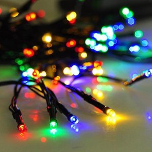 Reťaz MagicHome Vianoce Orion, 100 LED multicolor, 8 funkcií, 230V, 50 Hz, IP20, interiér, L-10 m