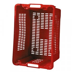 Prepravka ICS M402000, 40 lit, 56x35x31 cm, perforovaná, červená