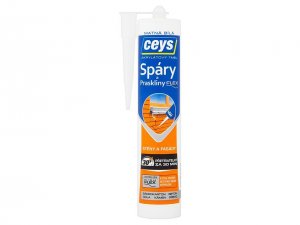 Tmel, Ceys Akrylátový, na škáry a praskliny, matne biely, 280 ml