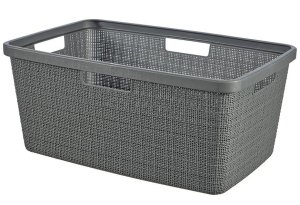 Kôš Curver® JUTE, 46L, sivý 39x59x26 cm, na bielizeň, prádlo