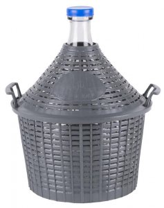 Demižón Strend Pro Cada Inco, sklo/plast, 10 lit, 400x340/245 mm