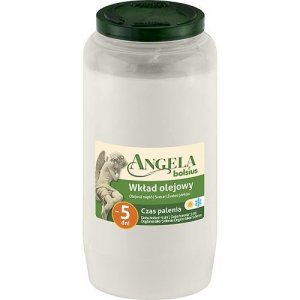 Napln bolsius Angela NR07 biela, 105 h, 317 g, olej
