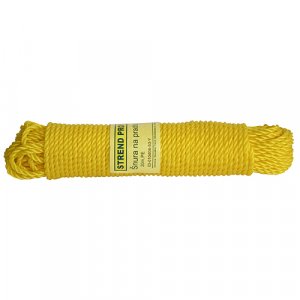Snura na prádlo Cloth-Line 20 m, PE, žltá, 4mm