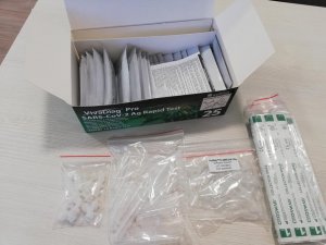 Antigénový test VivaDiag, neinvazívny z okraja nosa, bal. 25ks