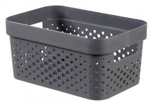 Kôš Curver® INFINITY RECYCLED 4.5L, antracit, 26x12x18 cm