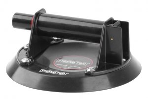 Držiak skla Strend Pro CU681, prísavný s pumpou, 1-kupolový, 20 cm, max. 110 kg, v kufri