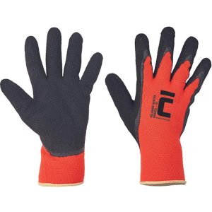 Rukavice PALAWAN Winter Orange 09, nylon, Latex