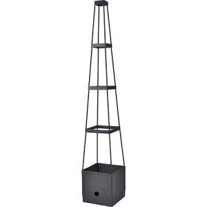 Kvetináč Strend Pro Herrison FP8018, s opornou vežou, 250x250x1050 mm