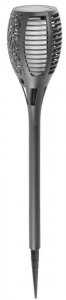 Lampa Solar Mirach, 12 Led, AA, 10x58 cm, plameň efekt
