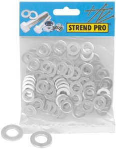 Podložka Strend Pro PACK DIN 125 Zn M16, základná, plochá, bal. 16 ks