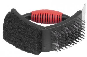 Kefa Strend Pro Grill, BBQ, 3-hranná, ručná, so silikónovou rúčkou