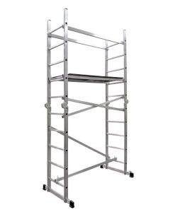 Lešenie s plošinou Strend Pro Scalar, hliníkové, 2x5, max. 150 kg