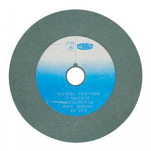 Kotúč Tyrolit 416394, 150x20x20 mm, 49C240J10V40 (zrnitosť 240)