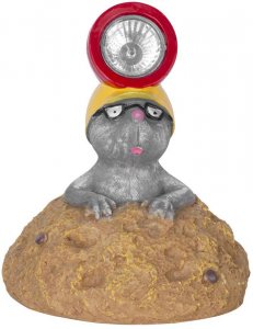 Dekoracia Gecco 6299, krtko, 13x13x17 cm, solar, 2 LED, AAA 