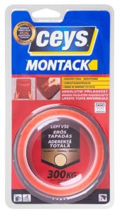 Páska MONTACK LEPÍ VŠETKO OKAMŽITE, montážna, 2,5 m x 19 mm