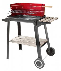 Gril Strend Pro Granada, BBQ, na drevené uhlie, 61x37x90cm