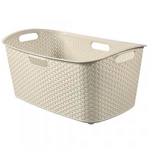 Kôš Curver® MY STYLE 47L, krémový, 60x39x28 cm