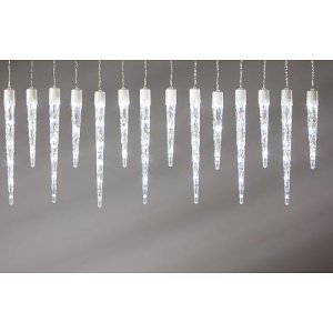 Dekorácia MagicHome Vianoce, Cencúle, LED, IP44, exteriér