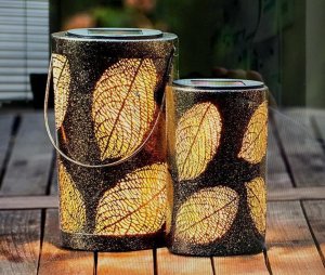 Lampas Solar Autum, 1 LED, 11x19cm, AA