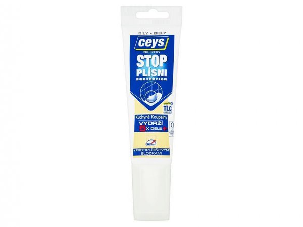 Silikón Ceys Stop plesniam, biely, tuba 125 ml