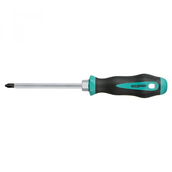 Skrutkovač Whirlpower® 1712-4, PH2/100 mm, hexbolt, Phillips, S2, Satin, DIN8764