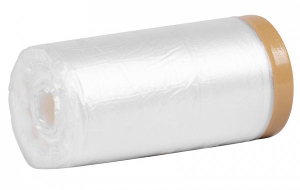 Fólia krycia Strend Pro, 1100 mm, L-35 m, PE, s látkovou lepiacou páskou