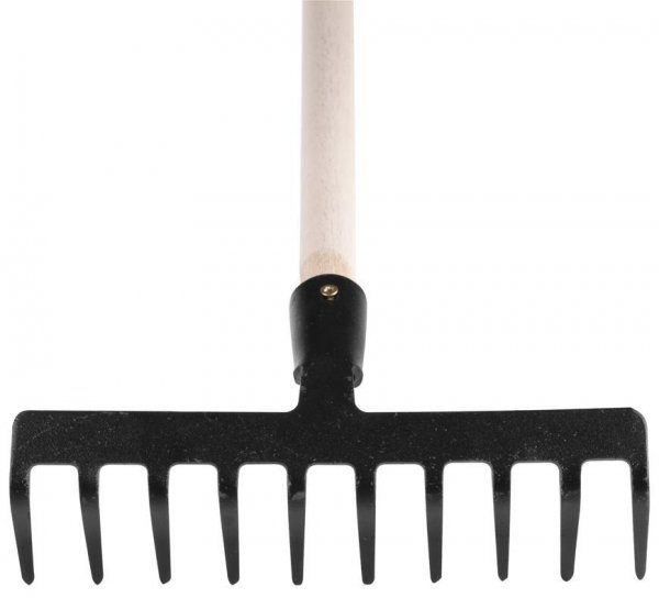 Hrable Strend Pro Premium R-606, 10 zubé, kované, s násadou