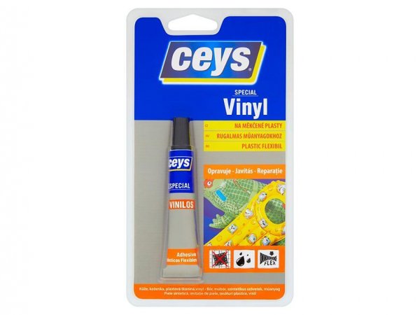 Lepidlo Ceys SPECIAL VINYL, na mäkčené plasty, 15 ml