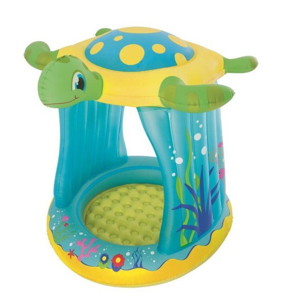 Bazénik Bestway® 52219, Turtle Totz, detský, nafukovací, so strieškou, 1,09x0,96x1,04 m