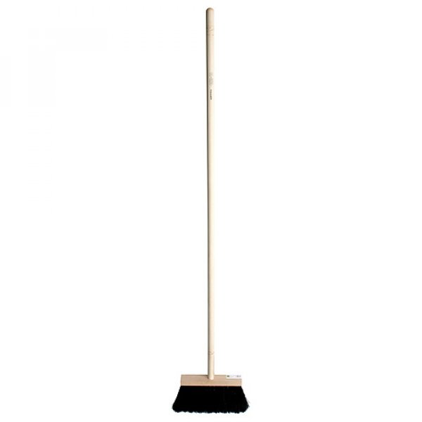 Metla Geco Indust Black WH, 240 mm, priemyselná, čierna, s násadou 1200 mm