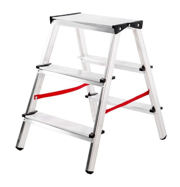 Schodiky Strend Pro DD3, 2x3, max. 125 kg, ALU, obojstranné