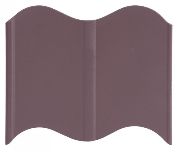 Obruba LE799, hnedá, 120 mm, plastová, 32 ks,5,1m