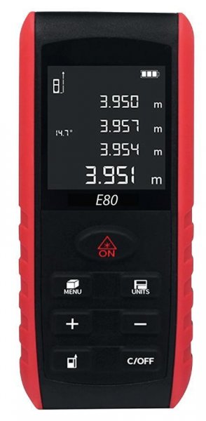 Merač vzdialenosti Strend Pro DIME 80M, laserový