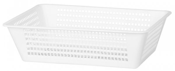 Kôš na bielizeň ICS M47247, biely, 47x32x14 cm