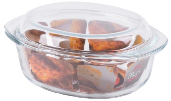Misa MagicHome, zapekacia, 3.5 lit, borosilikátové sklo, oválna