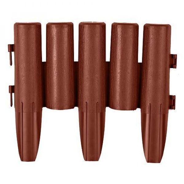 Palisáda GE037, 27x24 cm, PP, terakota, flexi, 2,16m, bal. 8 ks