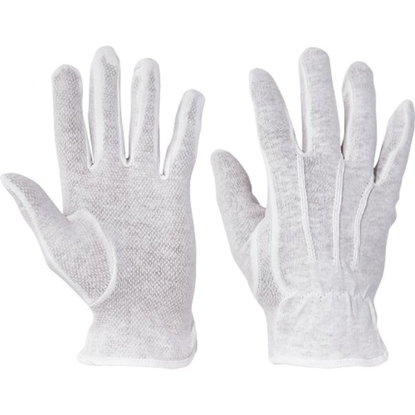 Rukavice BUSTARD 08, textilné, PVC terčíky