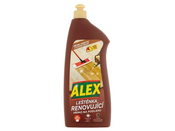 Leštidlo Alex, renovátor na drevené a laminátové podlahy, 900 ml