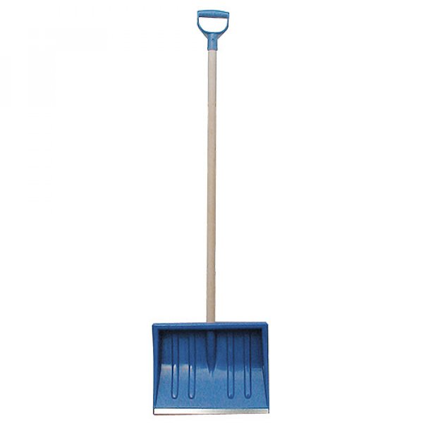 Odhrnovac Snowman M1 435x330 mm, na sneh, Pvc, s drevenou násadou D 100 cm, kovova lista, demont