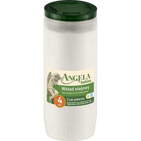 Napln bolsius Angela NR05 biela, 82 h, 243 g, olej