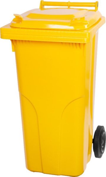Nadoba MGB 240 lit, plast, žltá, popolnica na odpad