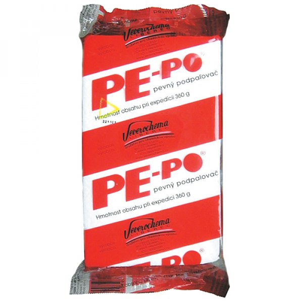 Podpaľovač PE-PO®, pevný, 40 podpaľov
