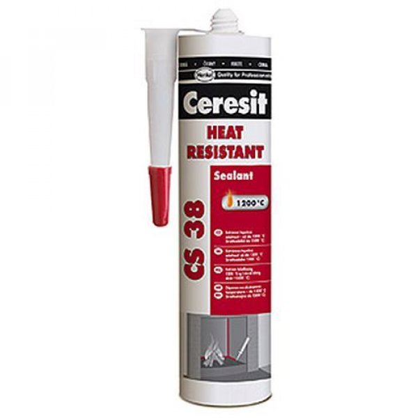 Tmel CERESIT CS38, 300 ml, HEAT RESISTANT, do 1200°C