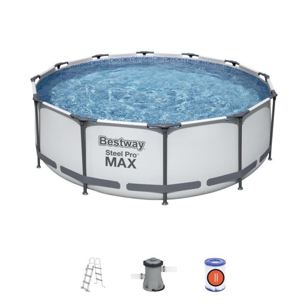 Bazén Bestway® Steel Pro MAX, 56418, filter, pumpa, rebrík, 3,66x1,00 m