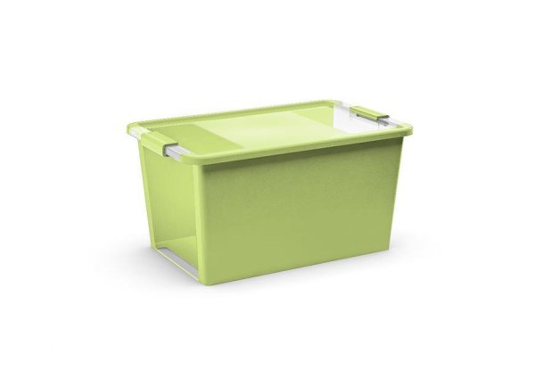 Box KIS Bi-Box L, 40L, svetlý zelený, 35x55x28 cm, s vekom