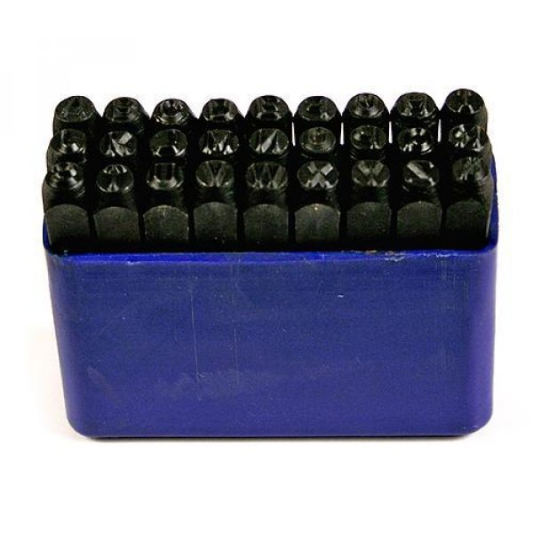 Razidla abeceda HR59103 03 mm, písmenková, 27 ks