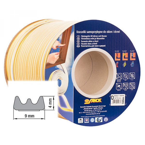 Tesnenie Stomil SD-40AX/4-0, E, 9x4 mm, 150 m, hnedé