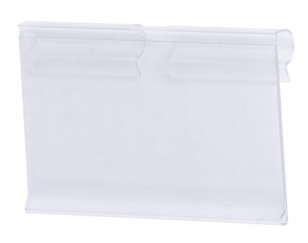 Cenovka na vešiak Racks H41 40x65mm, štandardný PVC háčik na cenovky 